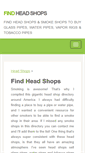 Mobile Screenshot of findheadshops.com