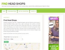 Tablet Screenshot of findheadshops.com